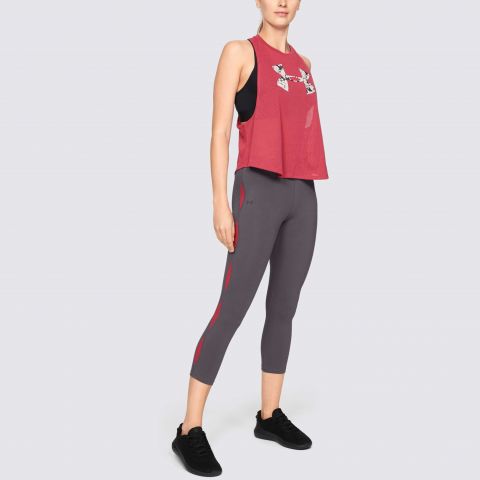 Under Armour  UA FAVORITE MESH CROP -GRY img5